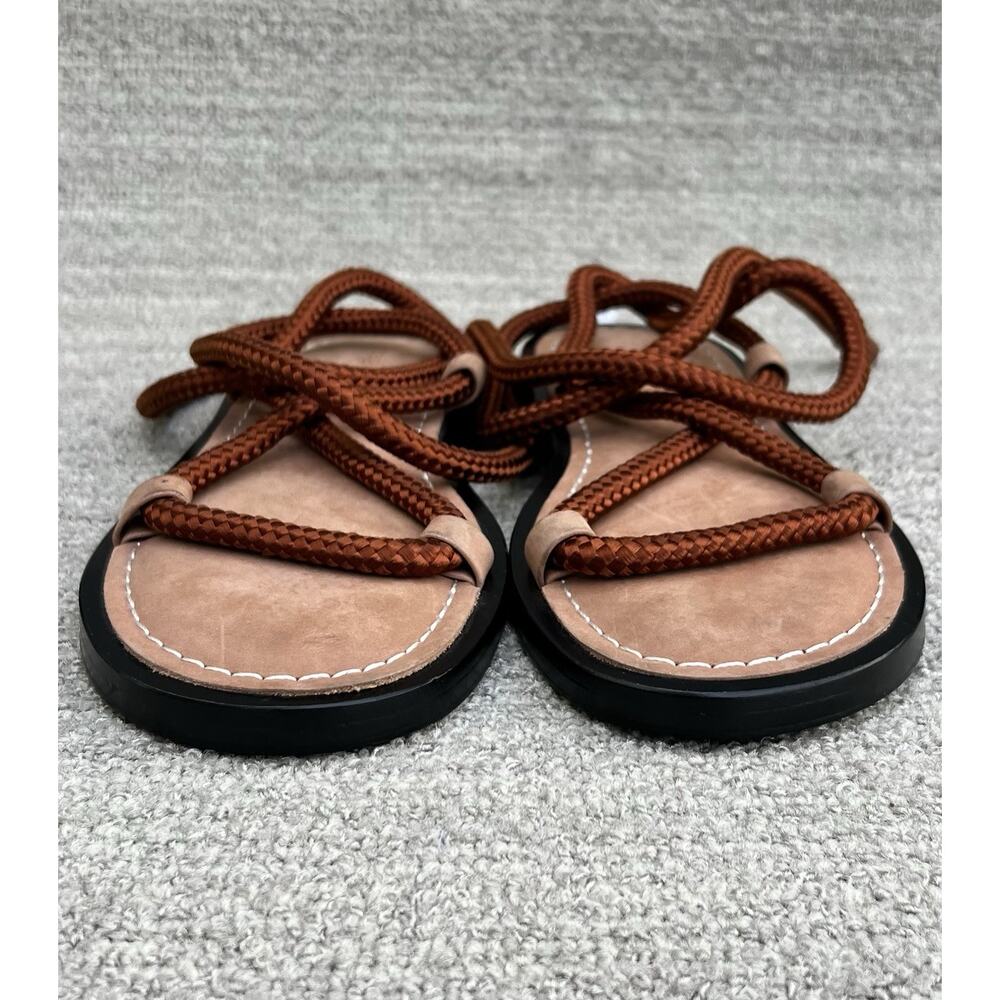 rag & bone Infinity Brown Sandal Leather and Nylon Women's Size 8 US NEW - Picture 10 of 16